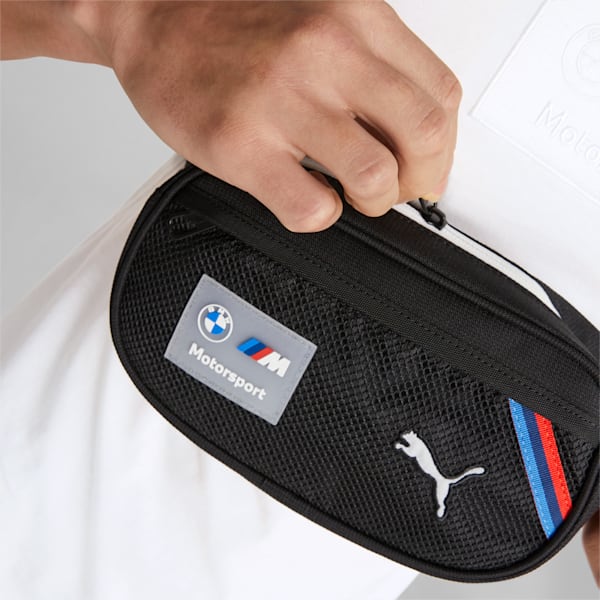 BMW M Motorsport Waist Bag, PUMA Black, extralarge-IND