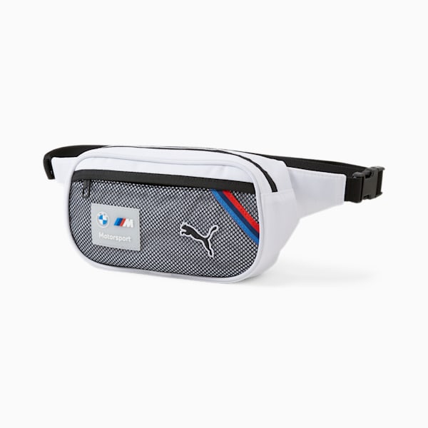 BMW M Motorsport Waist Bag, PUMA White, extralarge-IND