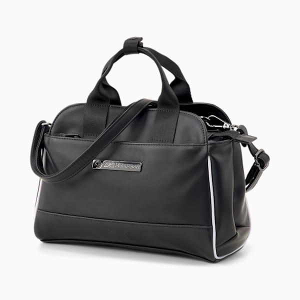 BMW M Motorsport Women's Handbag, PUMA Black, extralarge