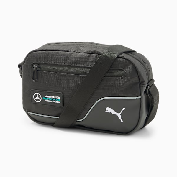 Bolso de mano de Mercedes-AMG Petronas Motorsport, PUMA Black, extralarge