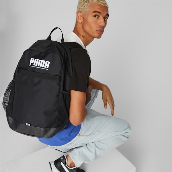 PUMA Plus Unisex Backpack, PUMA Black, extralarge-IND