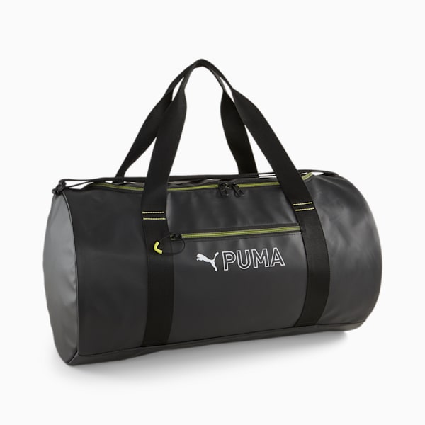 ユニセックス トレーニング プーマ フィット ダッフル バッグ 22L, Puma Black-Yellow Burst, extralarge-JPN