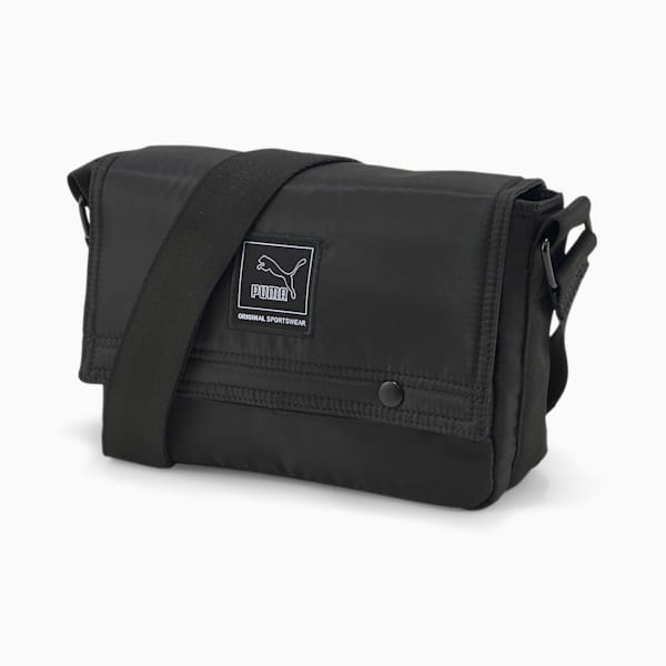 Classics LV8 Woven Messenger Bag, PUMA Black, extralarge-GBR