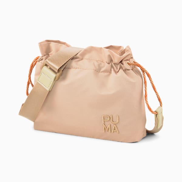 Bolsa tote de compras cruzada mini Infuse, Dusty Tan, extralarge