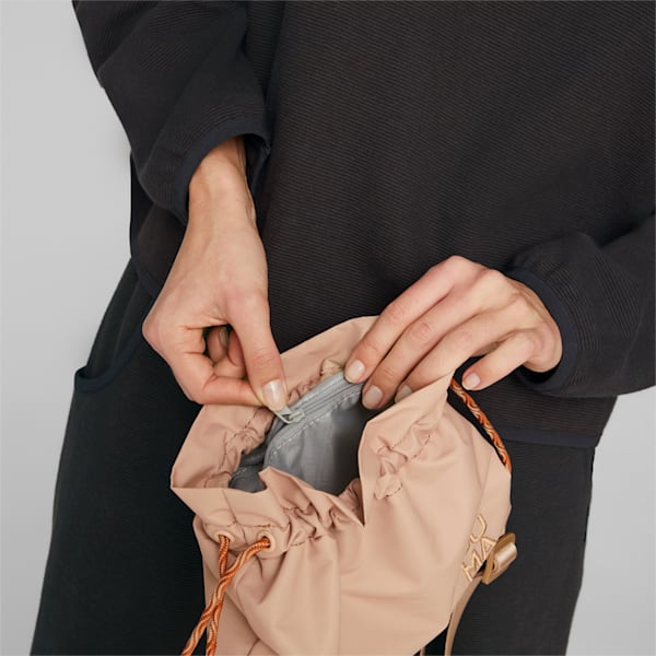 Infuse Mini Crossbody Tote Bag, Dusty Tan, extralarge