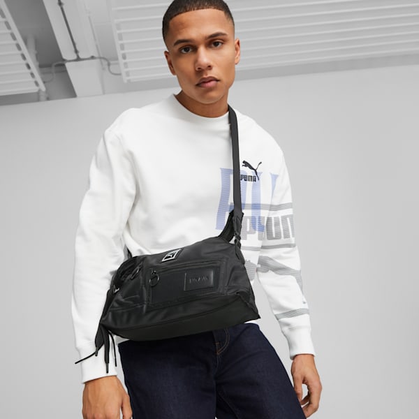 Bolso bandolera mediano NO.AVG, PUMA Black, extralarge