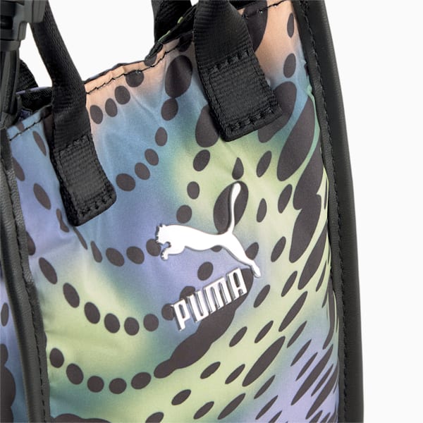 Prime Time FX Mini Tote Bag, PUMA Black-AOP, extralarge
