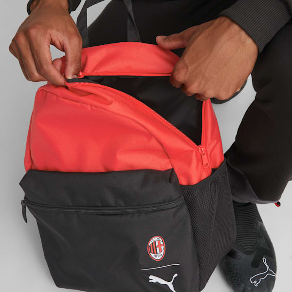 Mochila para fanáticos A.C Milan, PUMA Black-For All Time Red, extralarge