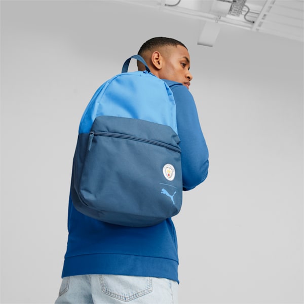 Manchester City Fanwear Backpack, Lake Blue-Team Light Blue