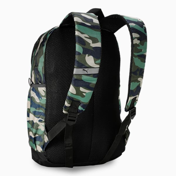 PUMA Graphic School Backpack, Dusty Green-Granola-camo, extralarge-IND