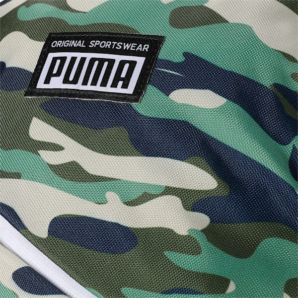 PUMA Graphic School Backpack, Dusty Green-Granola-camo, extralarge-IND