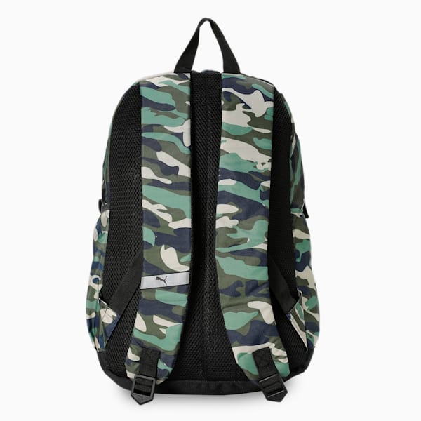 PUMA Graphic School Backpack, Dusty Green-Granola-camo, extralarge-IND