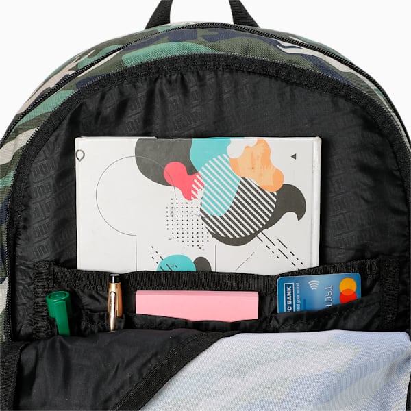 Graphic School Backpack, Dusty Green-Granola-camo, extralarge-IND