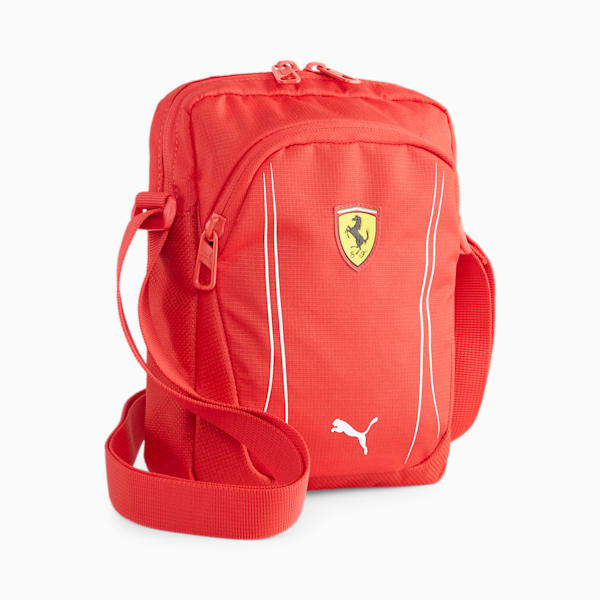 Scuderia Ferrari SPTWR Race Shoulder Bag, Rosso Corsa, extralarge