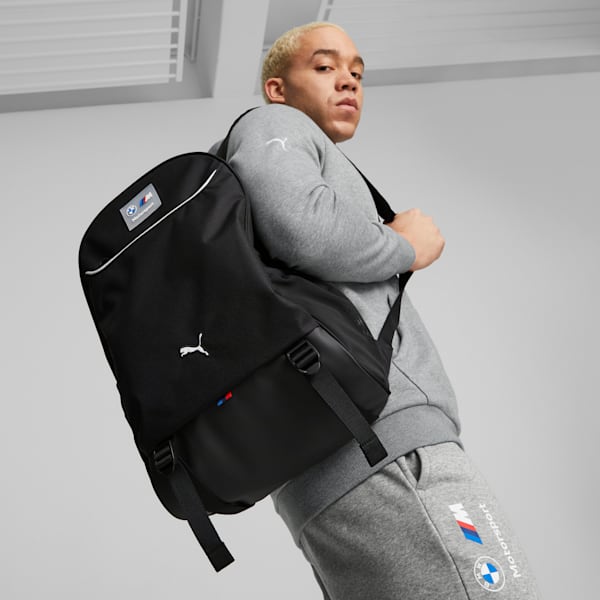 BMW M Motorsport Backpack, PUMA Black, extralarge