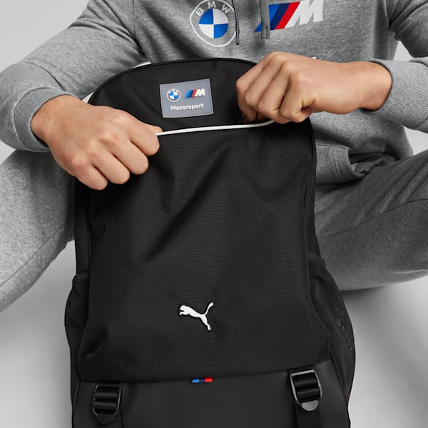 BMW M Motorsport Backpack, PUMA Black, extralarge