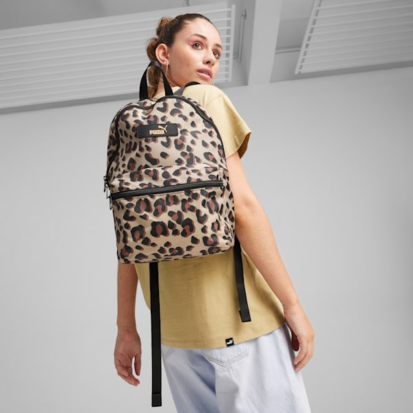 Core Pop Backpack, Prairie Tan-Animal AOP, extralarge