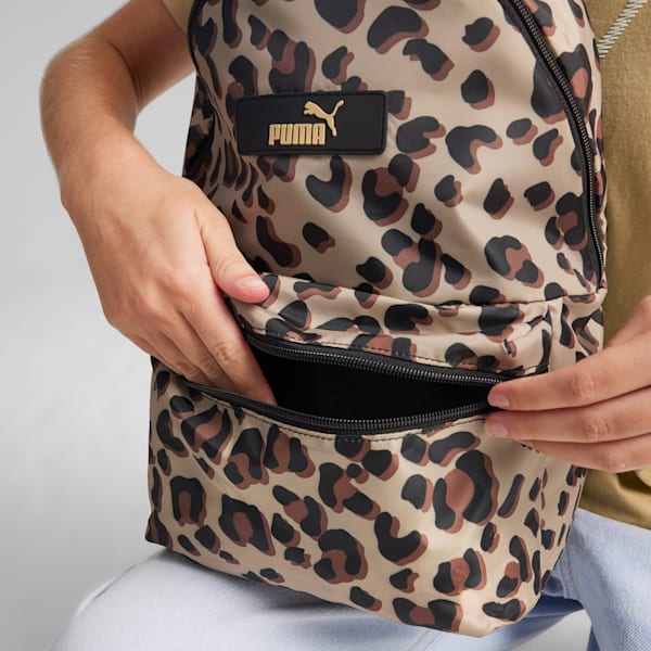 Core Pop Backpack, Prairie Tan-Animal AOP, extralarge