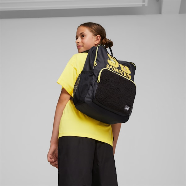 PUMA x SPONGEBOB SQUAREPANTS Youth Backpack, PUMA Black, extralarge-IND
