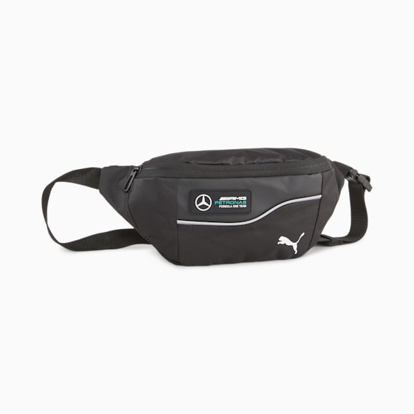 Bolso para cintura Mercedes-AMG PETRONAS, PUMA Black, extralarge