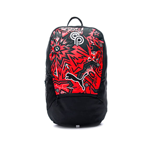 Mochila PUMA x CHRISTIAN PULISIC CP 10, PUMA Red-PUMA Black-PUMA White, extralarge