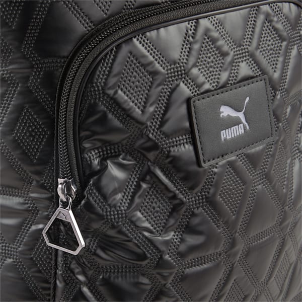 Mochila Classics Archive para mujer, PUMA Black-Metallic, extralarge