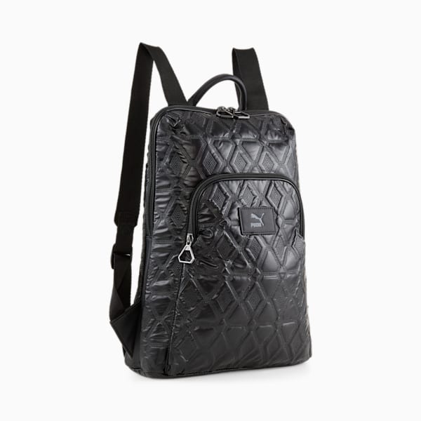 Classics Archive Women's Backpack, PUMA Black-Metallic, extralarge