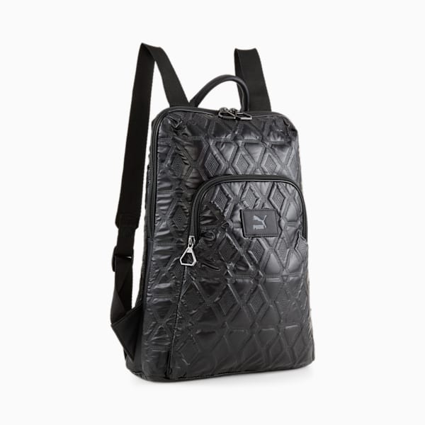 Mochila Classics Archive para mujer, PUMA Black-Metallic, extralarge