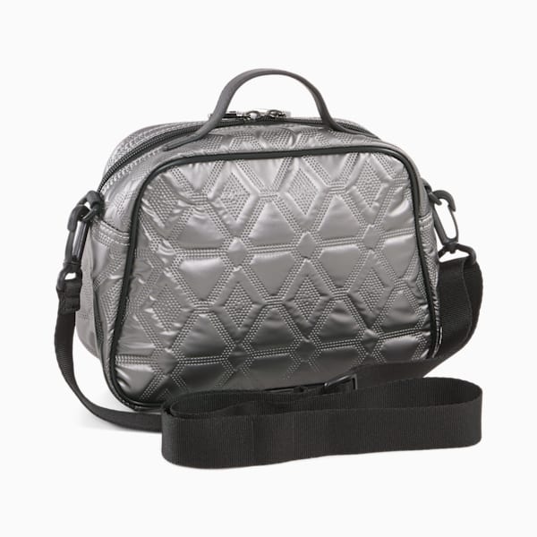 Bolsa cruzada cuadrada Classics Archive para mujer, Smokey Gray-Metallic, extralarge