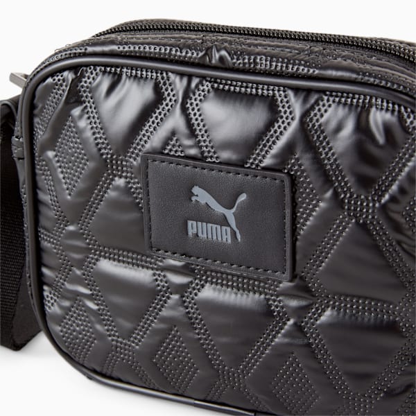 Classics Archive Women's Cross Body Bag, PUMA Black-Metallic, extralarge-GBR