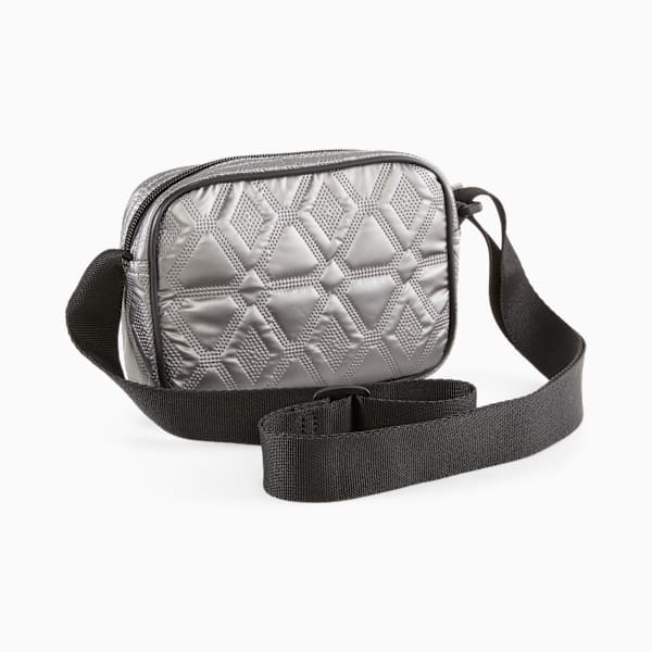Bolsa cruzada Classics Archive para mujer, Smokey Gray-Metallic, extralarge
