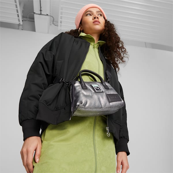 ユニセックス ノーアベレージ ミニグリップ バッグ クリスマス 3L, Puma Silver-PUMA Black, extralarge-JPN