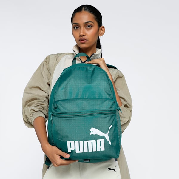 PUMA Phase Backpack, Cold Green, extralarge
