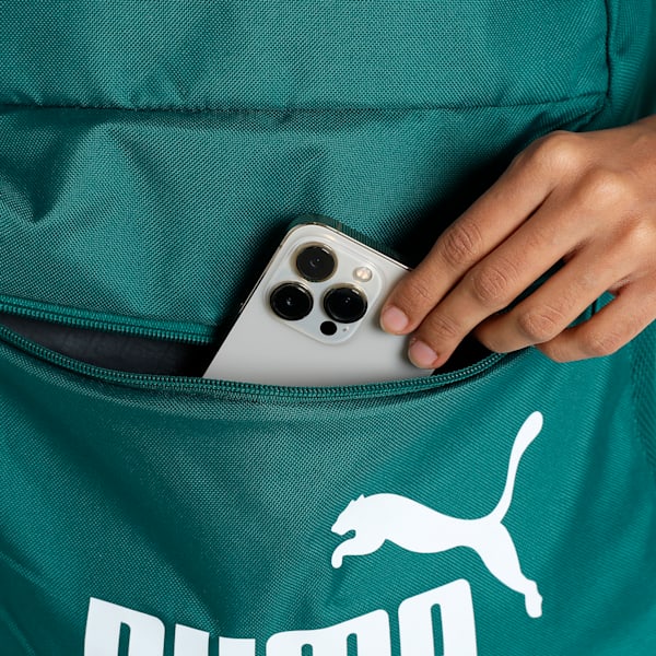 PUMA Phase Backpack, Cold Green, extralarge