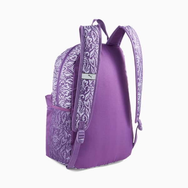 PUMA Phase Printed Backpack, Purple Pop-Oriental AOP, extralarge-IND