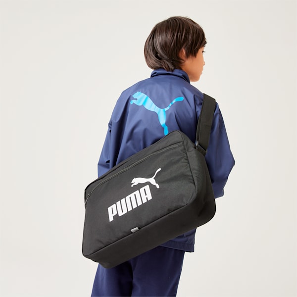 ユニセックス プーマ フェイズ ショルダーバッグ 12L, PUMA Black, extralarge-JPN