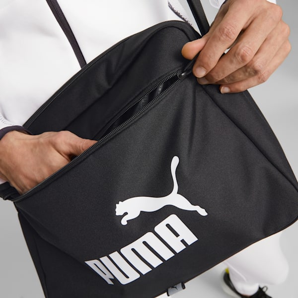 Bolso de hombro PUMA Phase, PUMA Black, extralarge