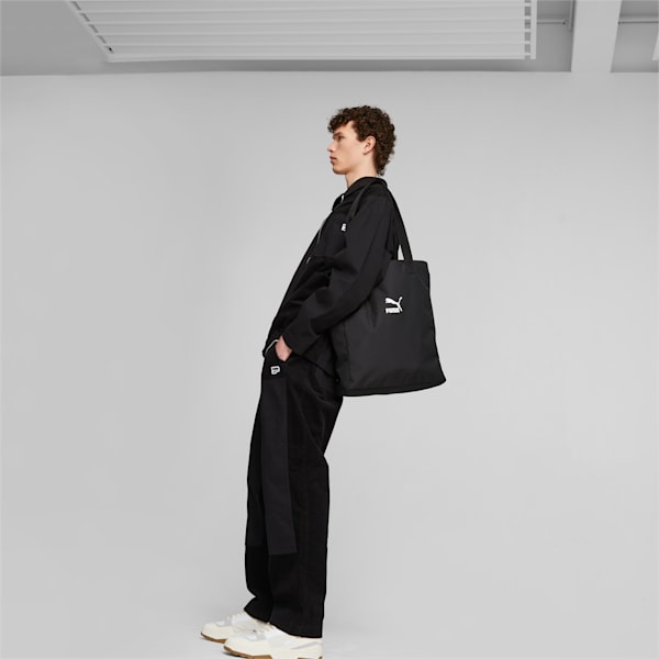 ユニセックス CLASSICS アーカイブ トート バッグ 23L, PUMA Black-PUMA White, extralarge-JPN