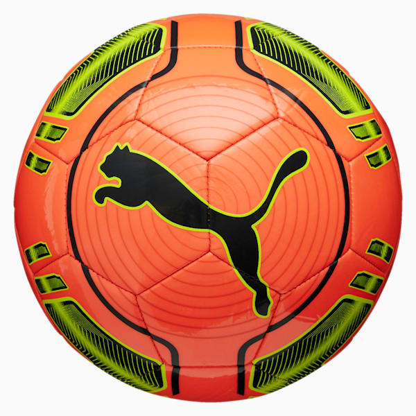 evoPOWER 6 Trainer Football, peach-ombre blue-yellow, extralarge-IND