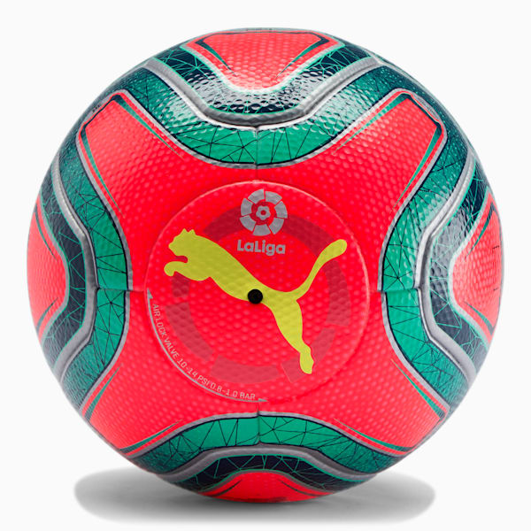 La Liga 1 FIFA Quality Pro Soccer Ball, Pink Alert-Yellow-Green, extralarge