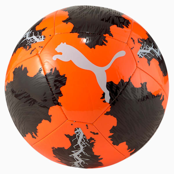 PUMA Spin Training Ball, Shocking Orange-Puma Black-Puma White, extralarge