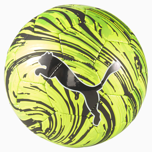 Mini pelota PUMA Shock, Yellow Alert-Puma Black, extralarge