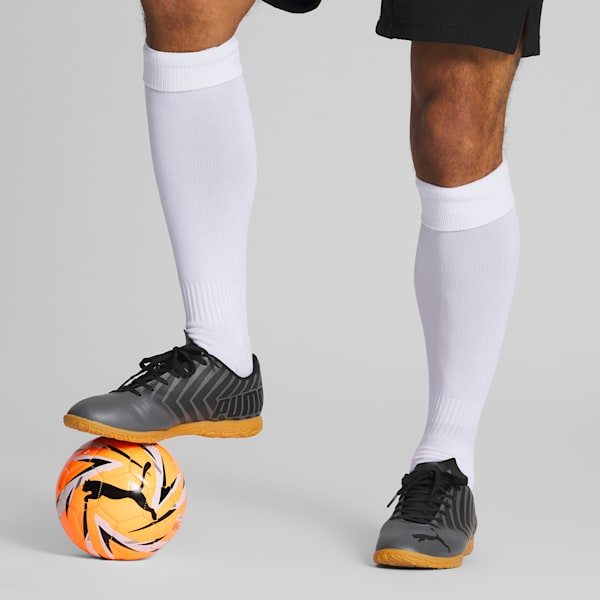 Mini ballon de soccer Big Cat, Neon Citrus-Puma Black, extralarge