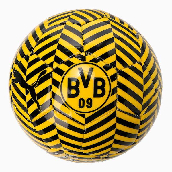BVB フットボール CORE ファンボール ミニ, Puma Black-Puma Black-Cyber Yellow, extralarge-JPN