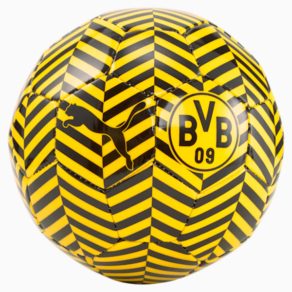 BVB フットボール CORE ファンボール ミニ, Puma Black-Puma Black-Cyber Yellow, extralarge-JPN