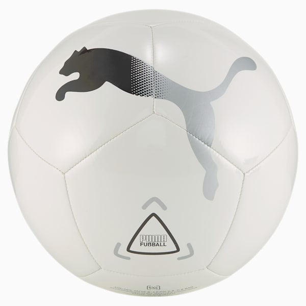 Balón de fútbol Icon, Puma White-Puma Black-Metallic Silver, extralarge