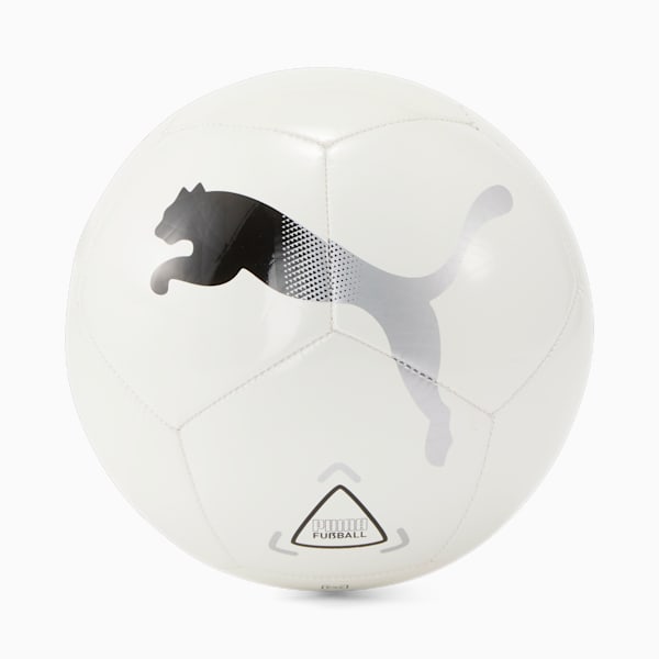 Balón de fútbol Icon, Puma White-Puma Black-Metallic Silver, extralarge