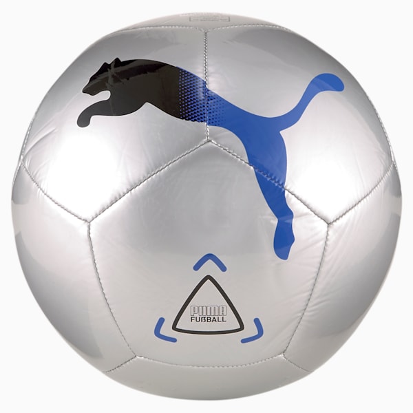 Balón de fútbol Icon, Metallic Silver-Bluemazing-Puma Black, extralarge