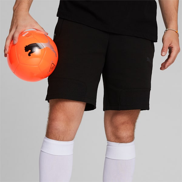 Balón de fútbol Icon, Shocking Orange-Puma Black-Metallic Silver, extralarge