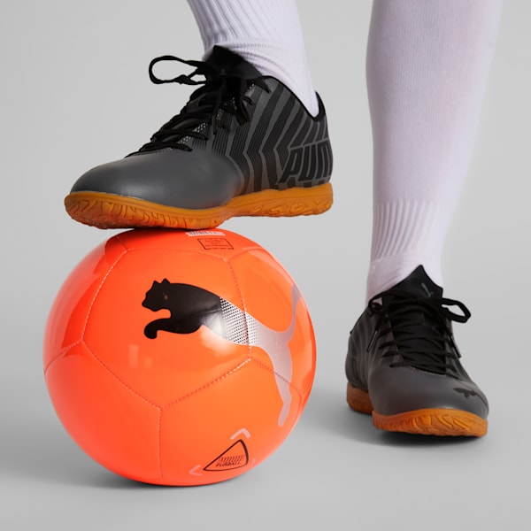 Icon Ball, Shocking Orange-Puma Black-Metallic Silver, extralarge